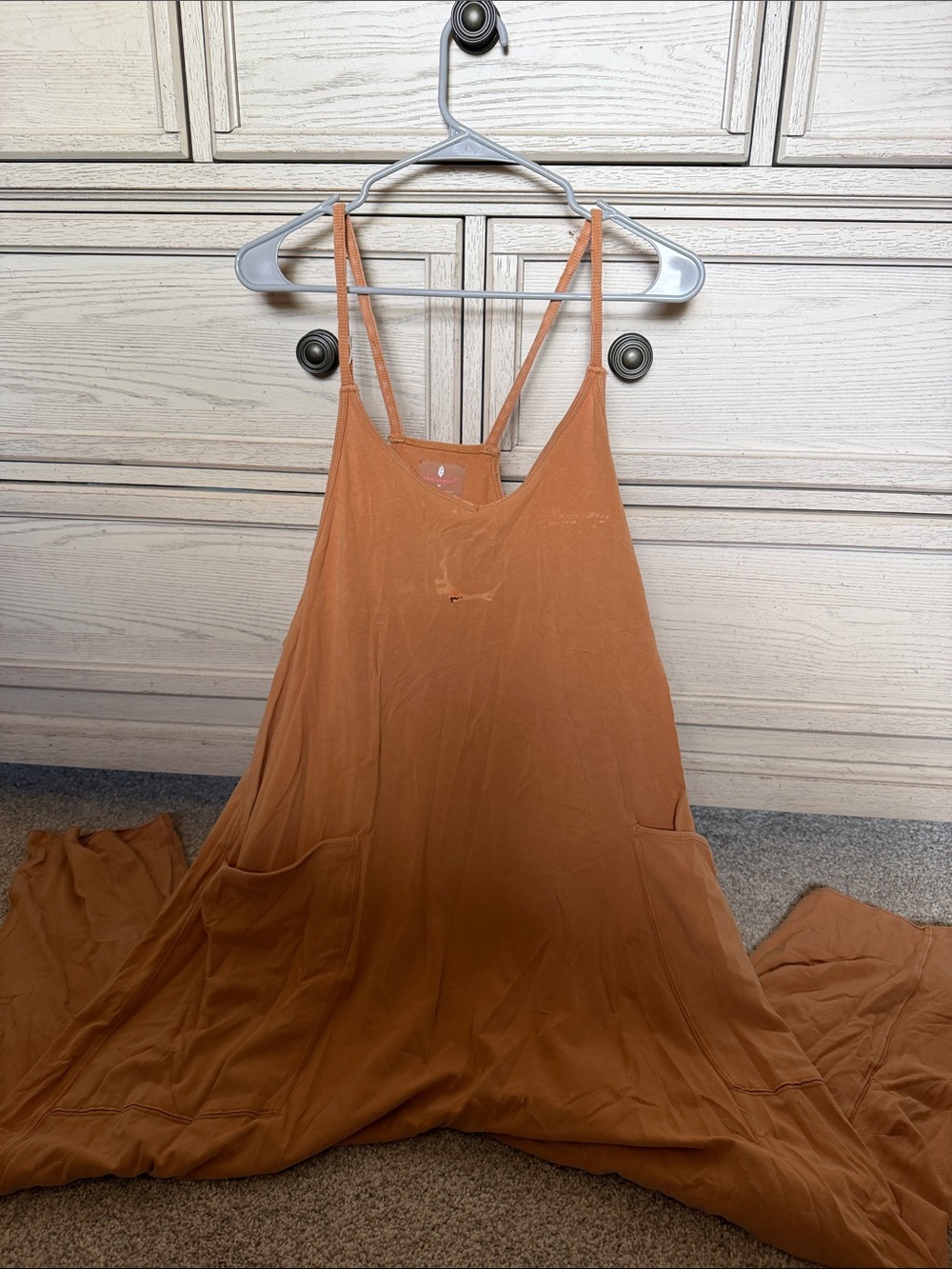 Women’s Free People Rust Orange jumpsuit